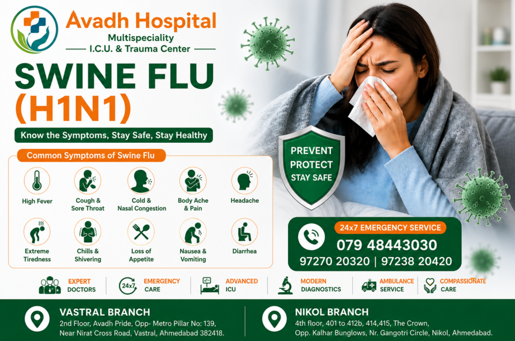 Swine Flu (H1N1): Symptoms, Causes, Prevention, Treatment & When to See a Doctor